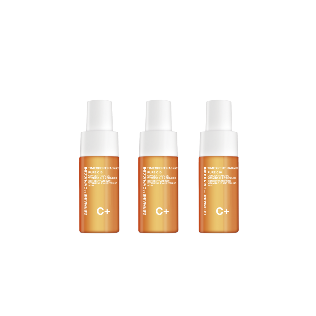Pure C10
Concentrado de Vitamina C, E y Ferúlico (3 x 10 ml) (15 ml)