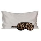 Pack 4 - Funda KING seda + Antifaz - Color a elección