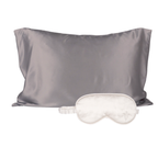 Pack 4 - Funda KING seda + Antifaz - Color a elección