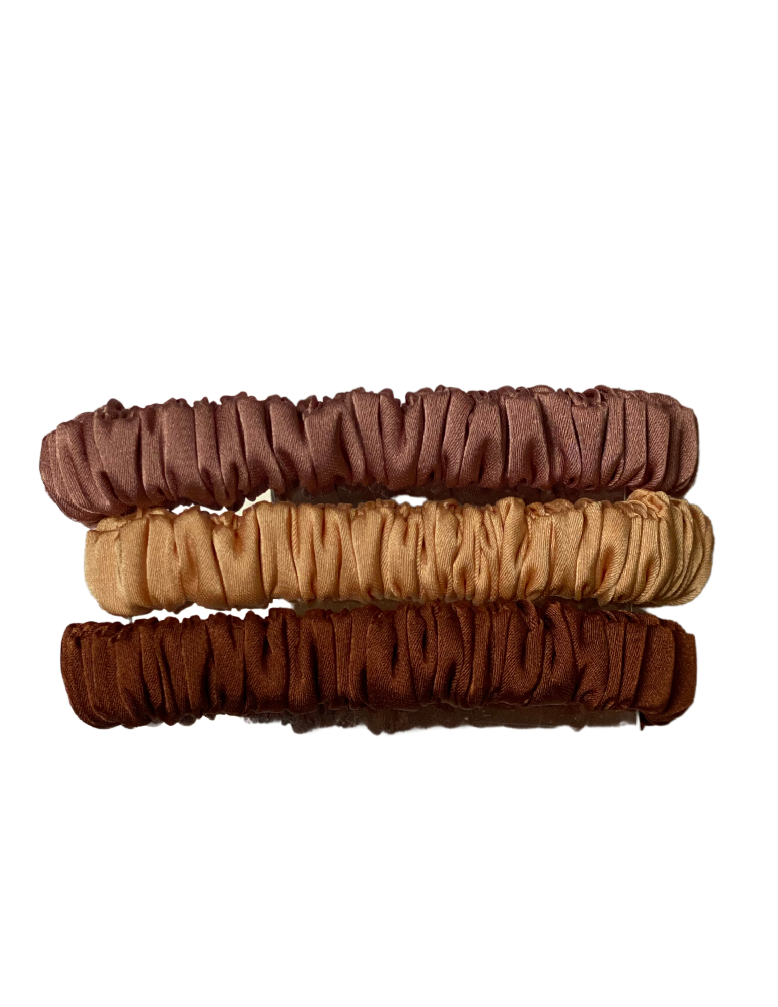 Pack de 3 Scrunchies 100% Seda (Coletts)