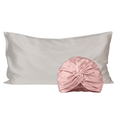 Pack 2 - Funda King seda + Turbante - Color a elección