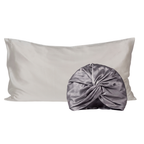 Pack 2 - Funda King seda + Turbante - Color a elección