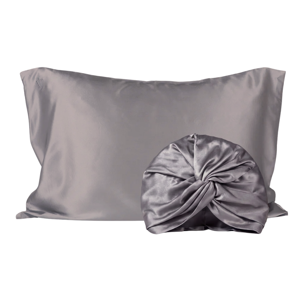Pack 2 - Funda King seda + Turbante - Color a elección
