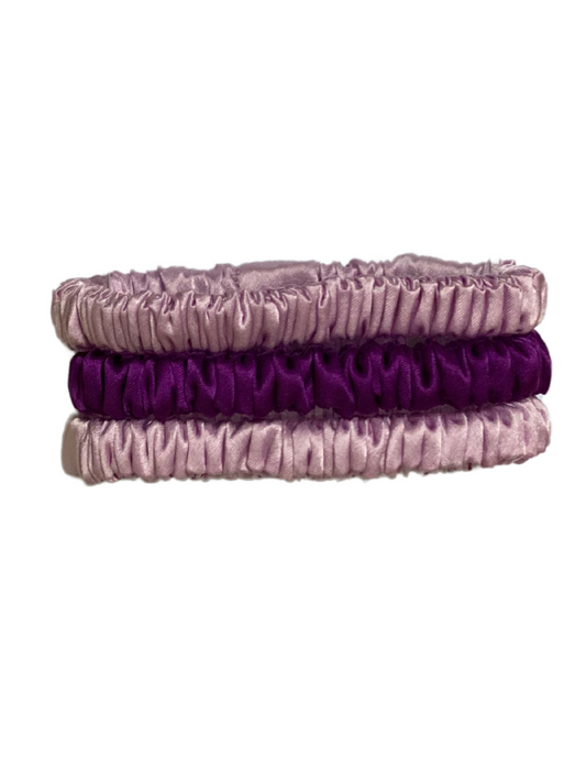 Pack de 3 Scrunchies 100% Seda (Coletts)