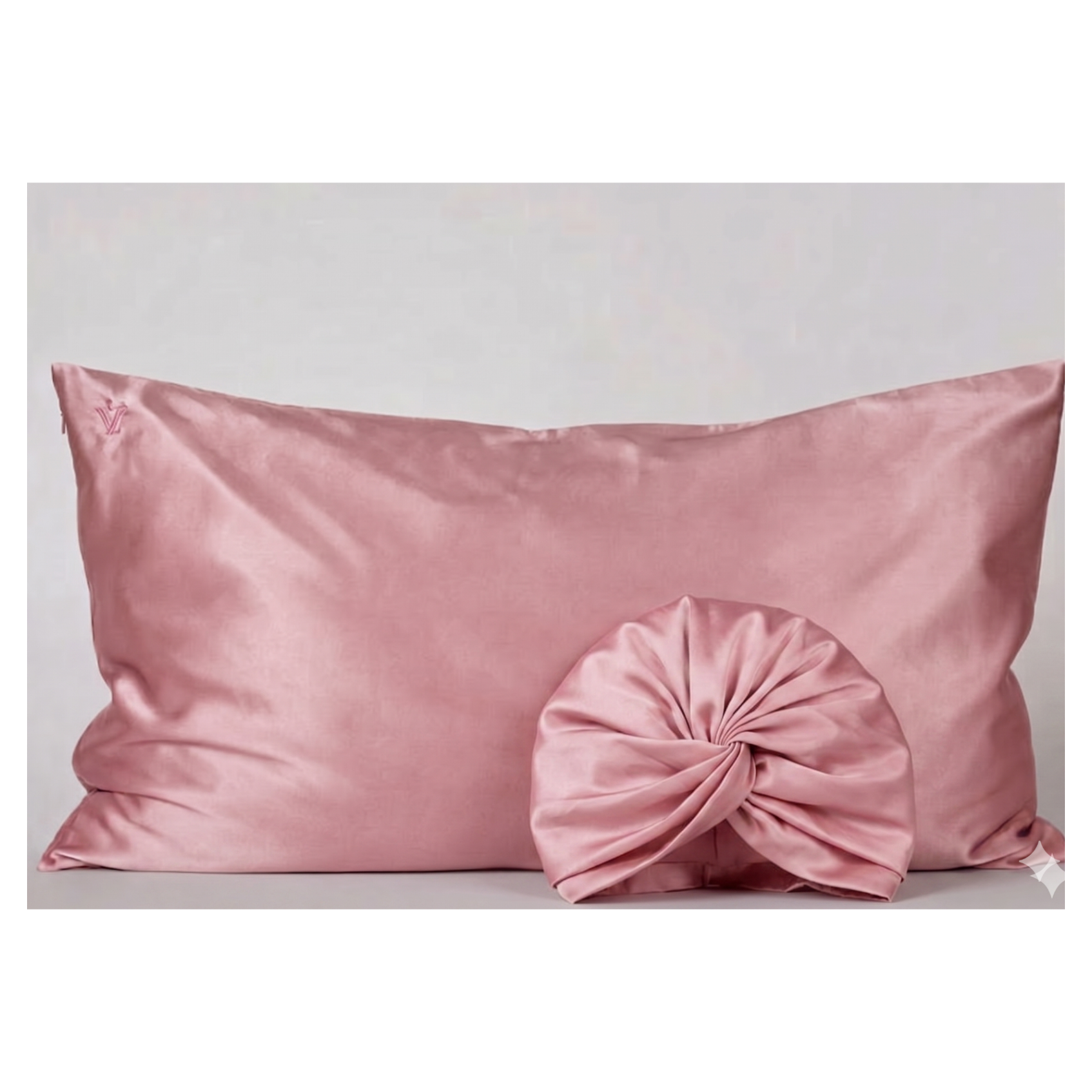 Pack 1 - Funda Queen seda + Turbante - Color a elección