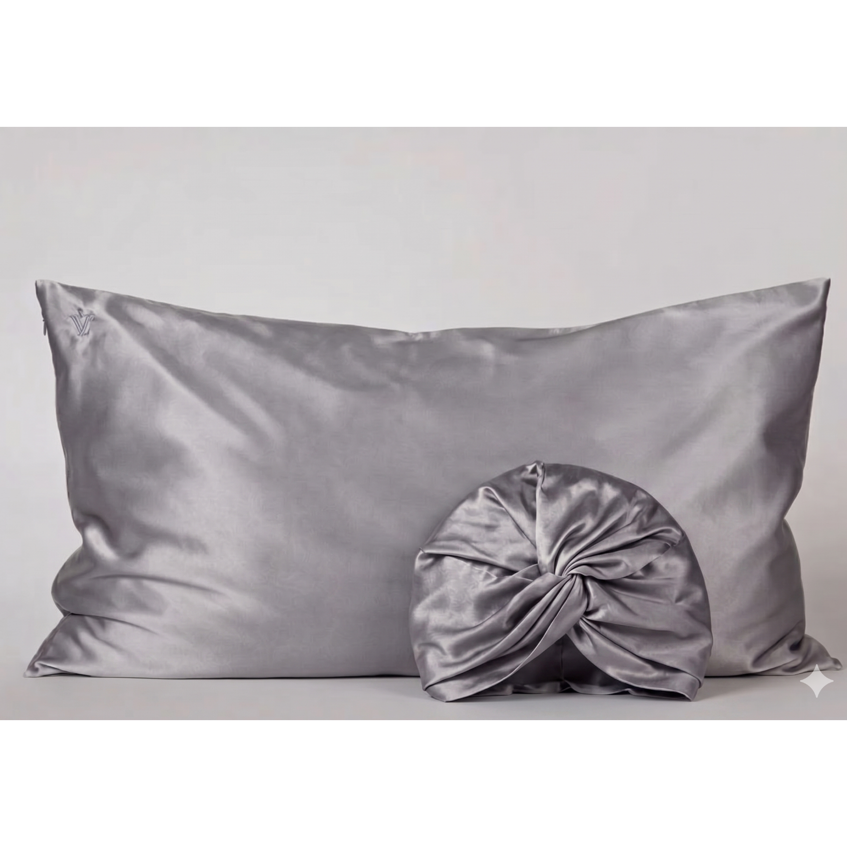 Pack 1 - Funda Queen seda + Turbante - Color a elección