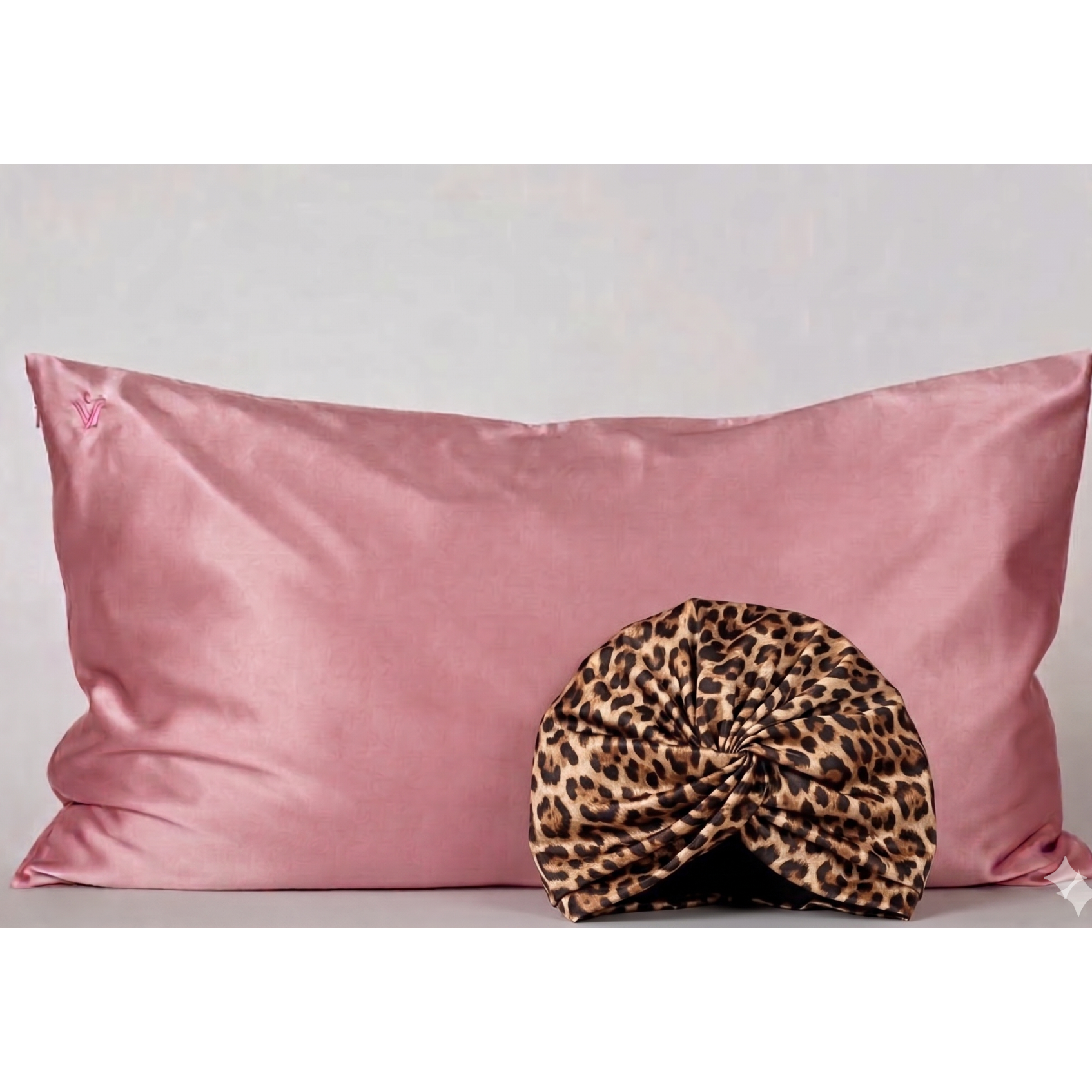 Pack 1 - Funda Queen seda + Turbante - Color a elección