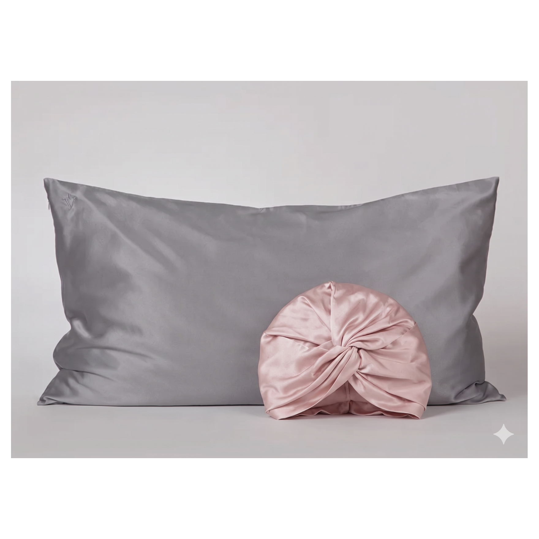 Pack 1 - Funda Queen seda + Turbante - Color a elección