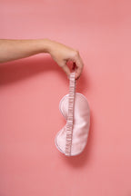 Antifaz rosa 100% seda