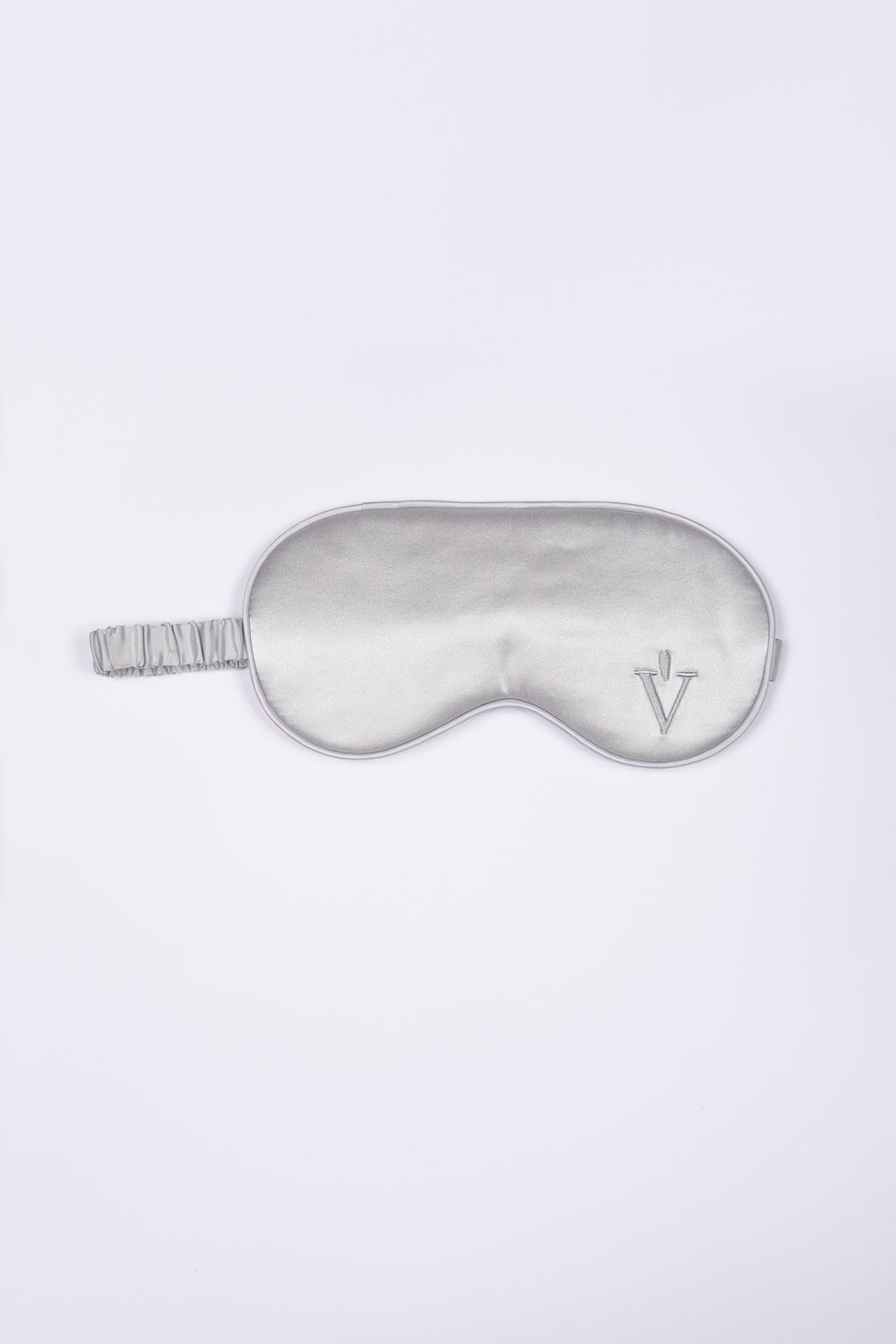 Antifaz gris claro 100% seda