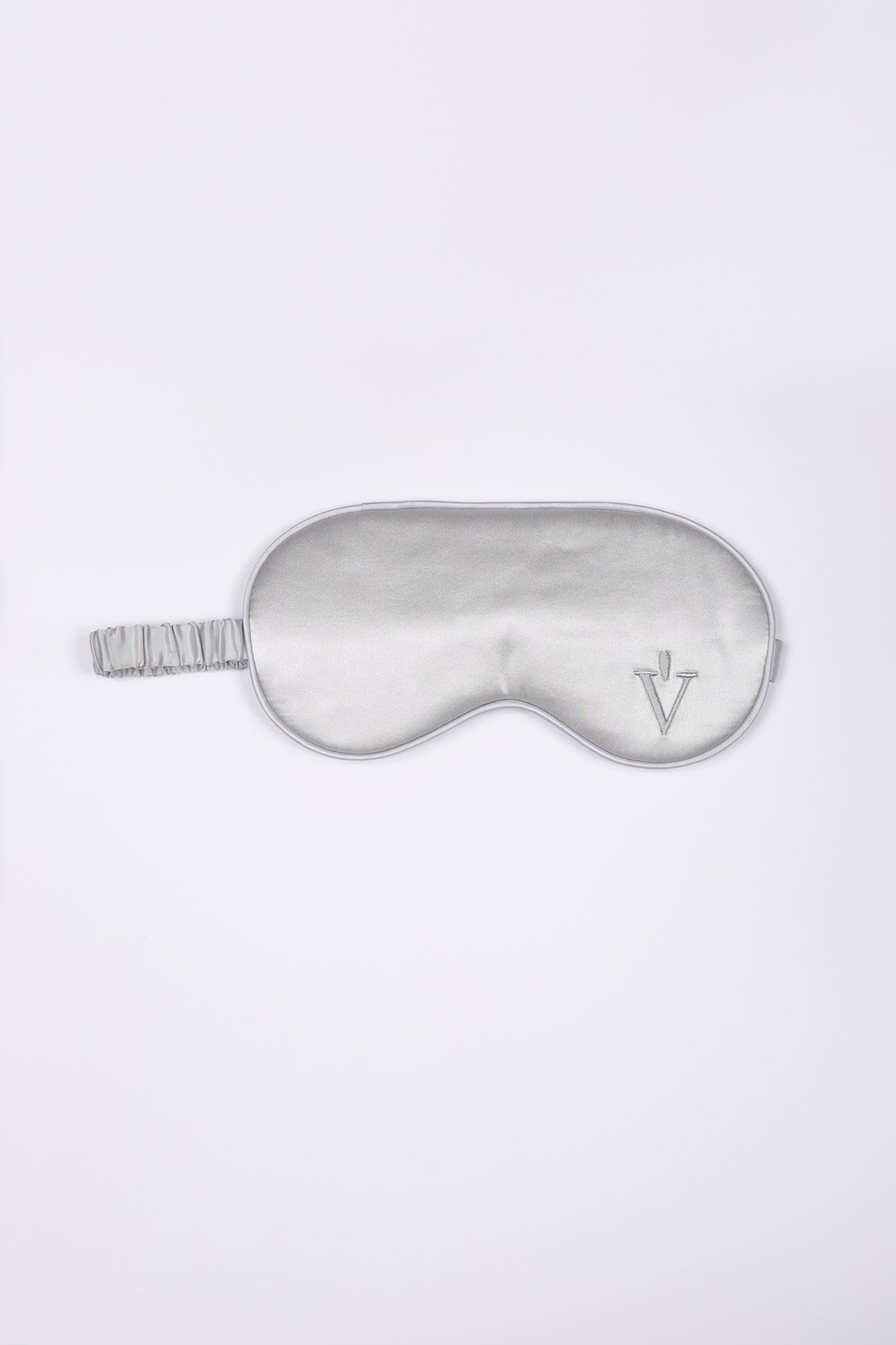 Antifaz gris claro 100% seda