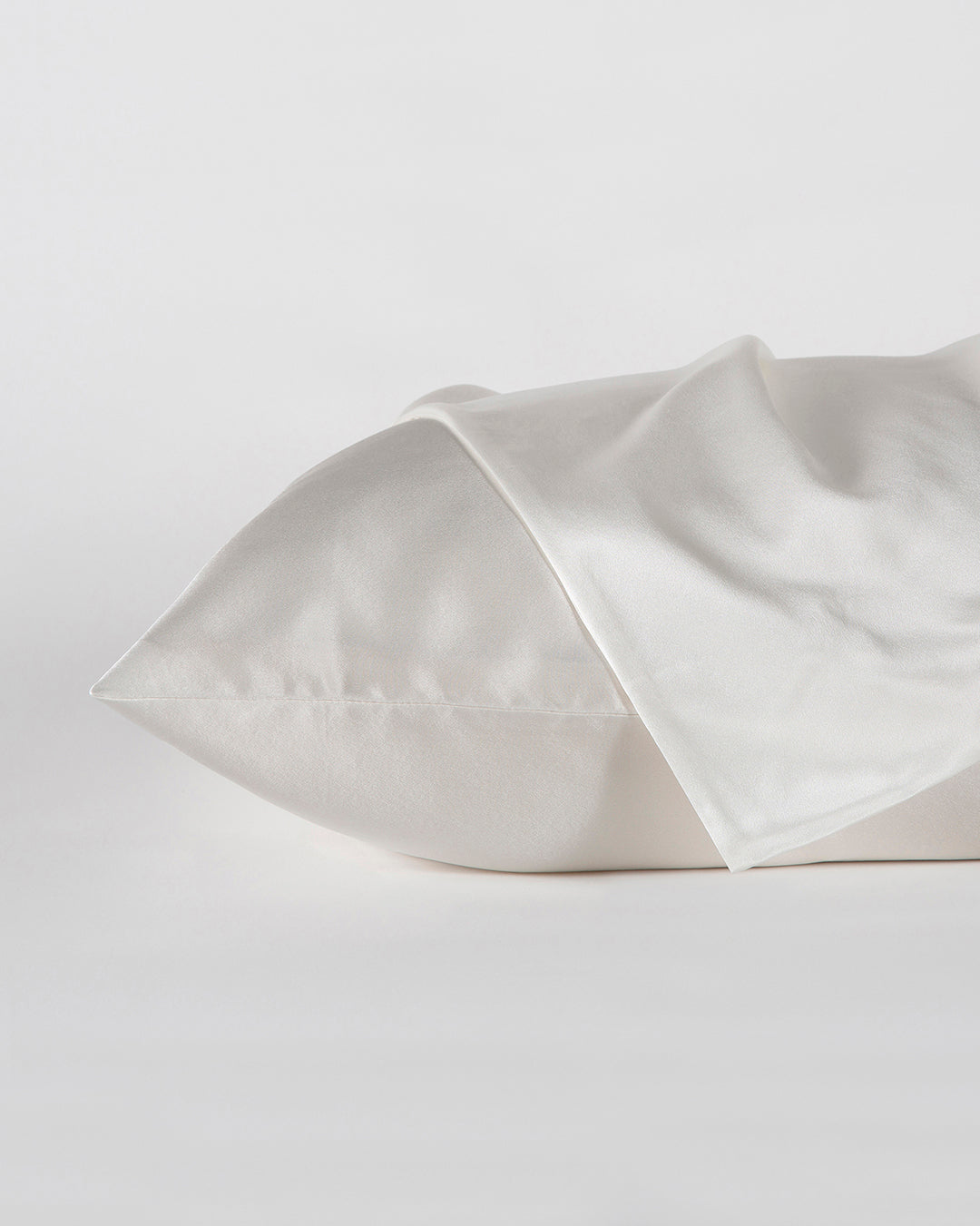 Funda blanca 100% seda 22mm king